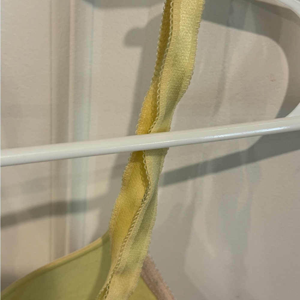 VICTORIA’S SECRET BRAND, Elegant Lace Trimmed Bra in Yellow, Sz (32D) Clothing - Picture 9 of 16